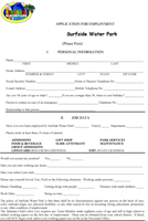 Town and country surf job application